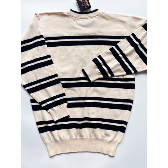 NWT Vintage Burberrys Nautical Crewneck Sweater Size 38" 97cm M/L - Picture 7 of 7